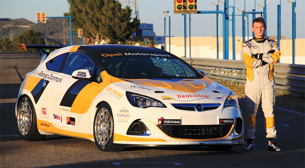 Lasse M. Sørensen skal køre Opel Astra OPC i den populære klasse